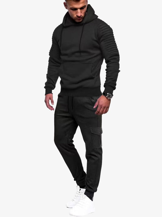 Sporty Cozy Men's Tracksuit Pants Set - Lusomart