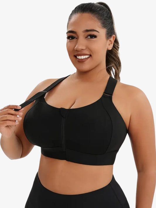 Plus Size High Impact Sports Bra for Women - Lusomart