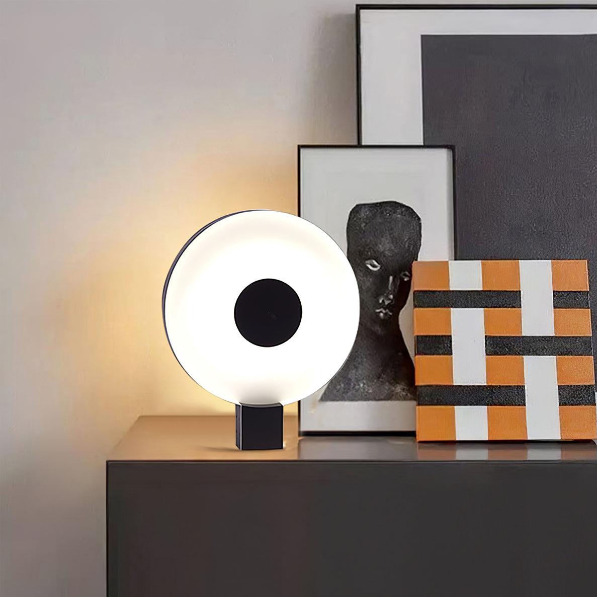 AuraGlow – Stylish Metal and Acrylic Table Lamp 5