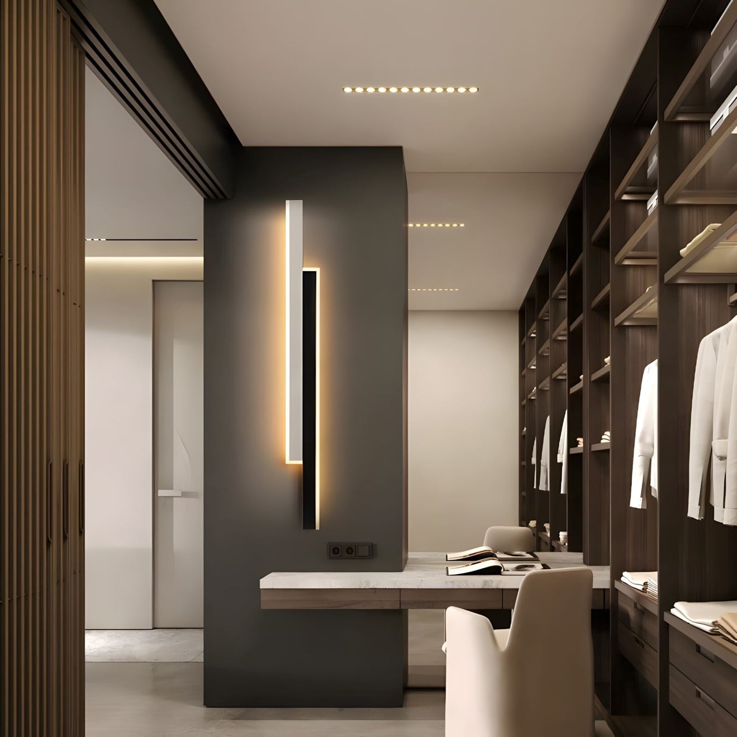 Bright Adjustable LED Wall Light Fixture for Home