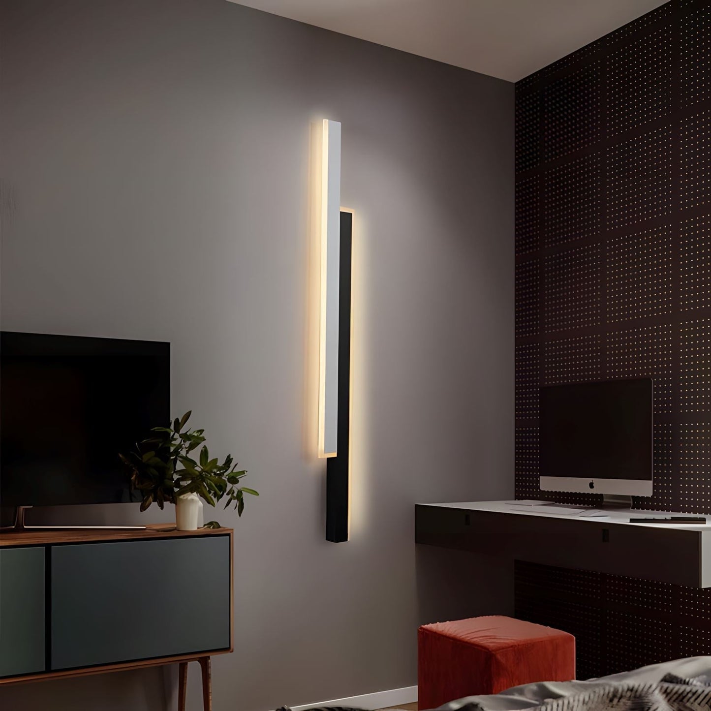 Bright Adjustable LED Wall Light Fixture for Home