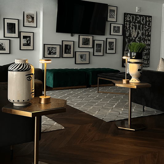 Bright Gold Desk Lamp With Soft Warm Glow - Lusomart
