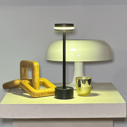Bright Gold Desk Lamp With Soft Warm Glow