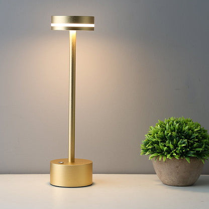Bright Gold Desk Lamp With Soft Warm Glow