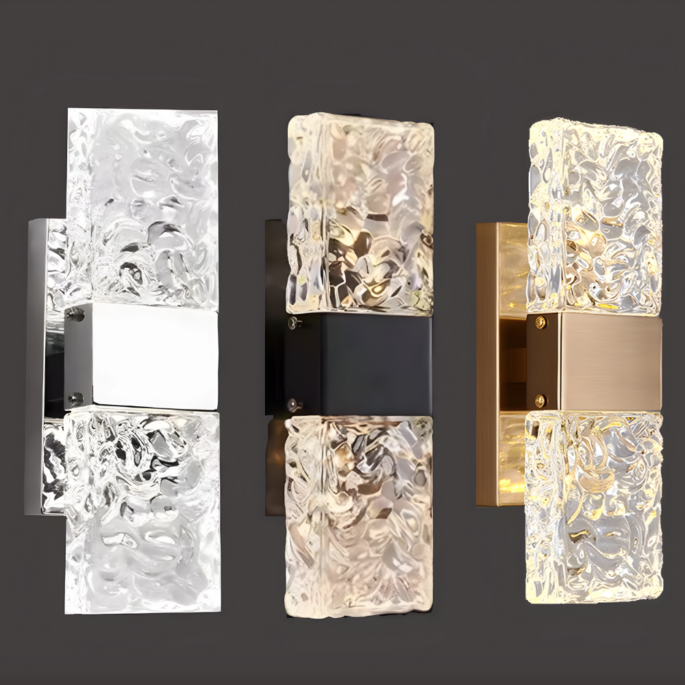 AuraLuxe – LED Crystal Wall Lamp 1