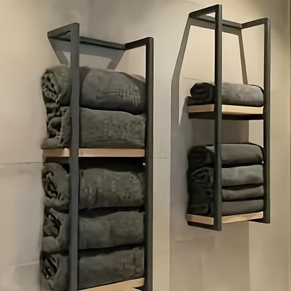 AureaSteel | Sleek Modern Wall Mounted Towel Holder for Elegant Bathrooms 3