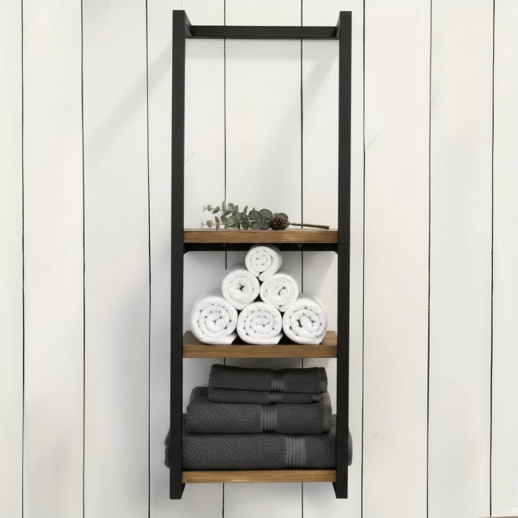AureaSteel | Sleek Modern Wall Mounted Towel Holder for Elegant Bathrooms 4