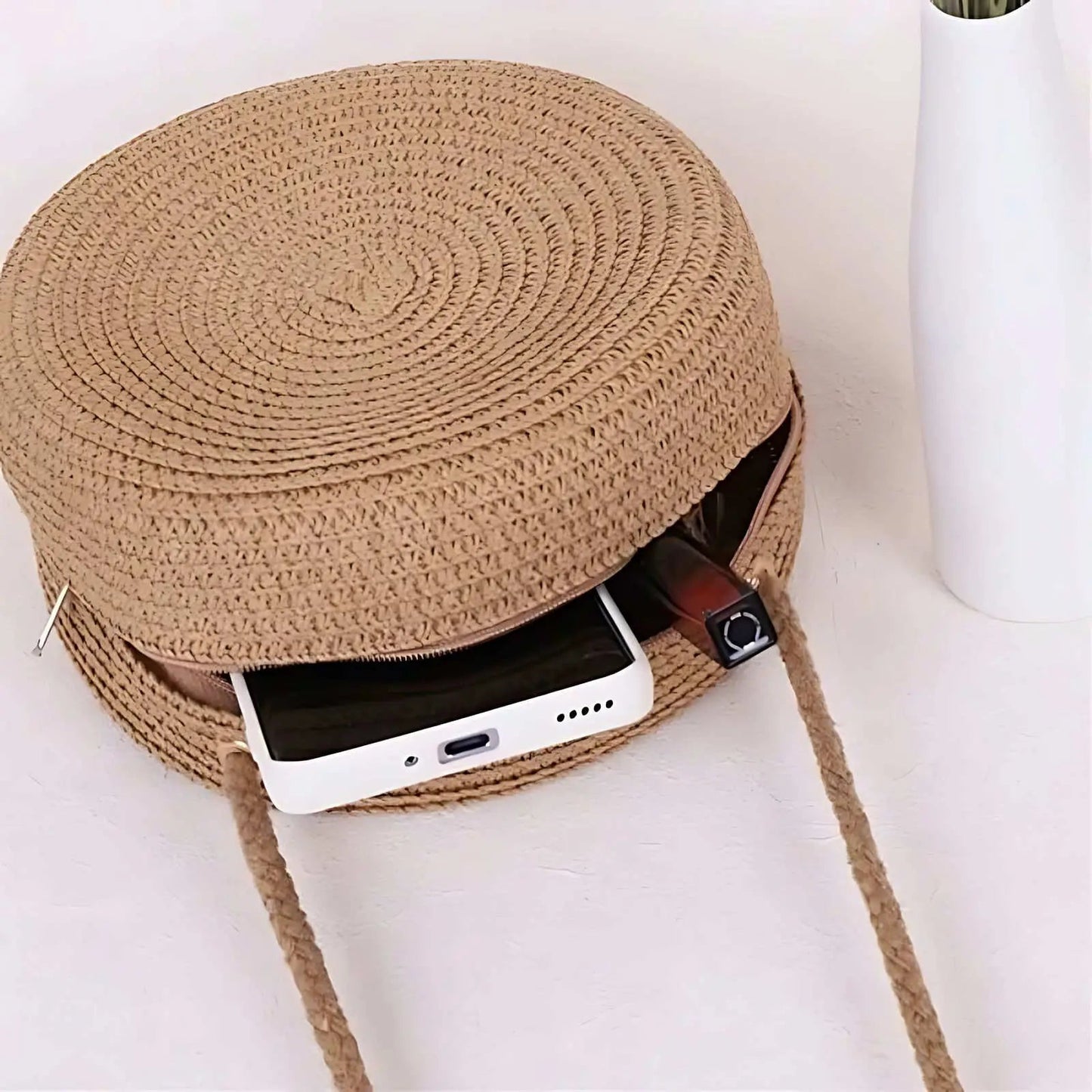 Aurelia Boho Luxe Straw Bag Inovessa
