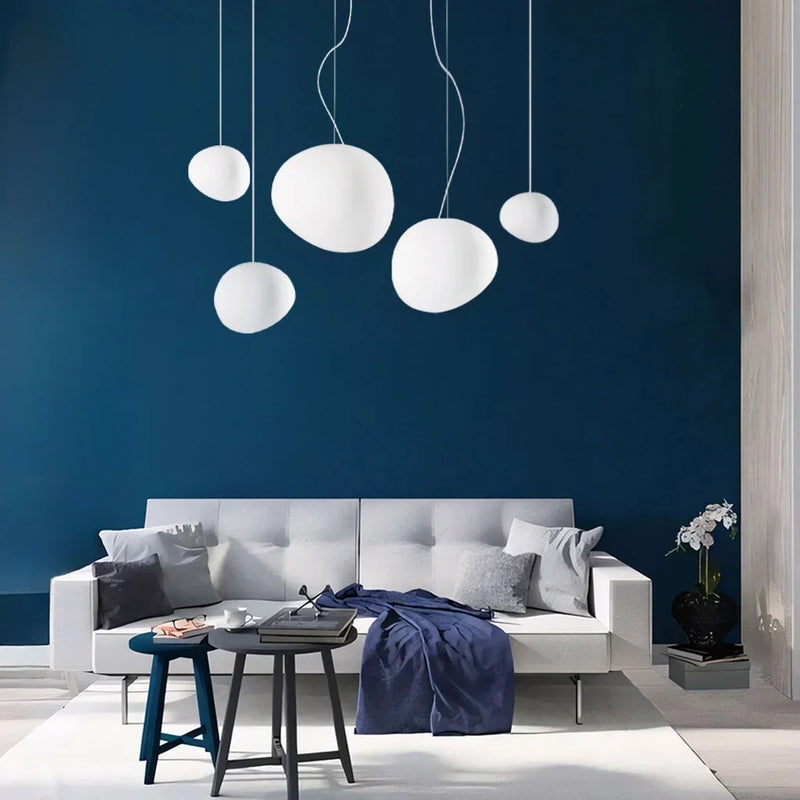Aurelia | Stylish Asymmetrical Glass Kitchen Pendant Lighting Fixture 7