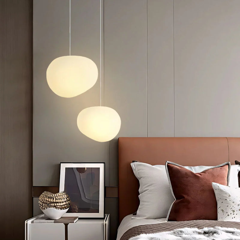 Aurelia | Stylish Asymmetrical Glass Kitchen Pendant Lighting Fixture 8