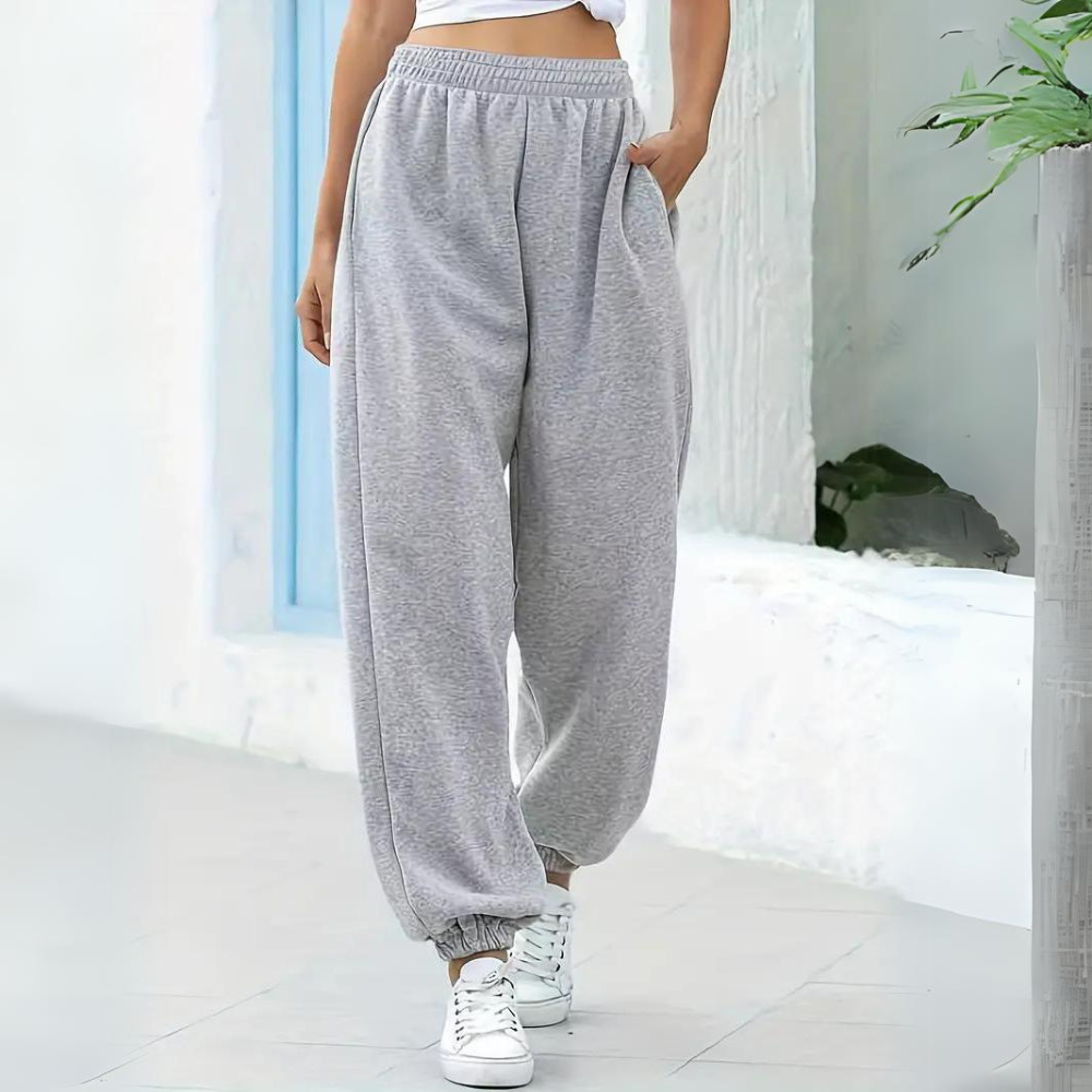 Women's Soft Wide Leg Casual Joggers - Lusomart