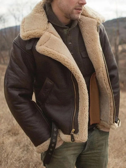 Aurelian | Luxe Shearling Aviator with Vintage Edge 6