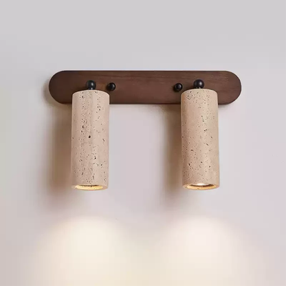 Vintage Stone LED Wall Light with Adjustable Arm - Lusomart