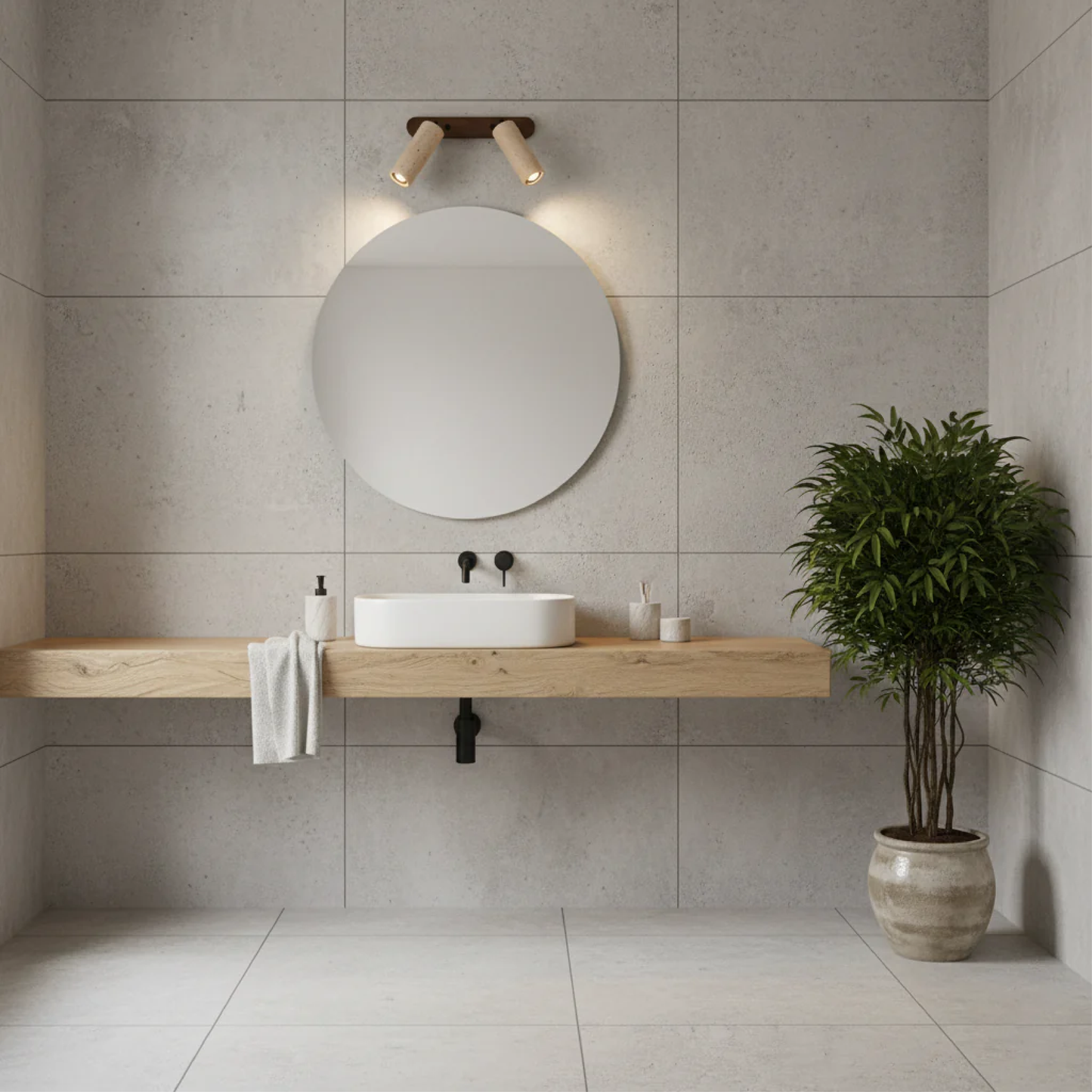Aurivon | Retro Travertine Wall Lamp with Adjustable Swivel Design 4
