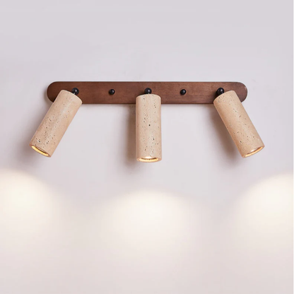 Aurivon | Retro Travertine Wall Lamp with Adjustable Swivel Design 5