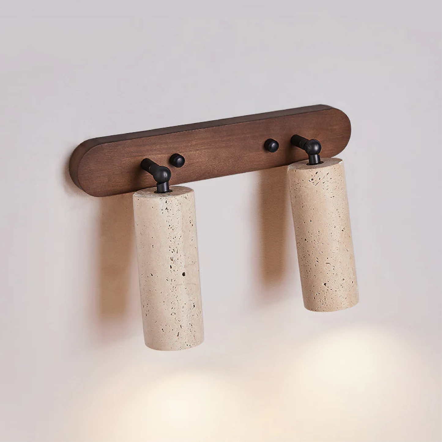 Aurivon | Retro Travertine Wall Lamp with Adjustable Swivel Design 6