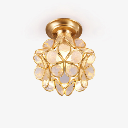 AuroraGlow | Elegant Stylish Gold Accent Ceiling Lamp 2