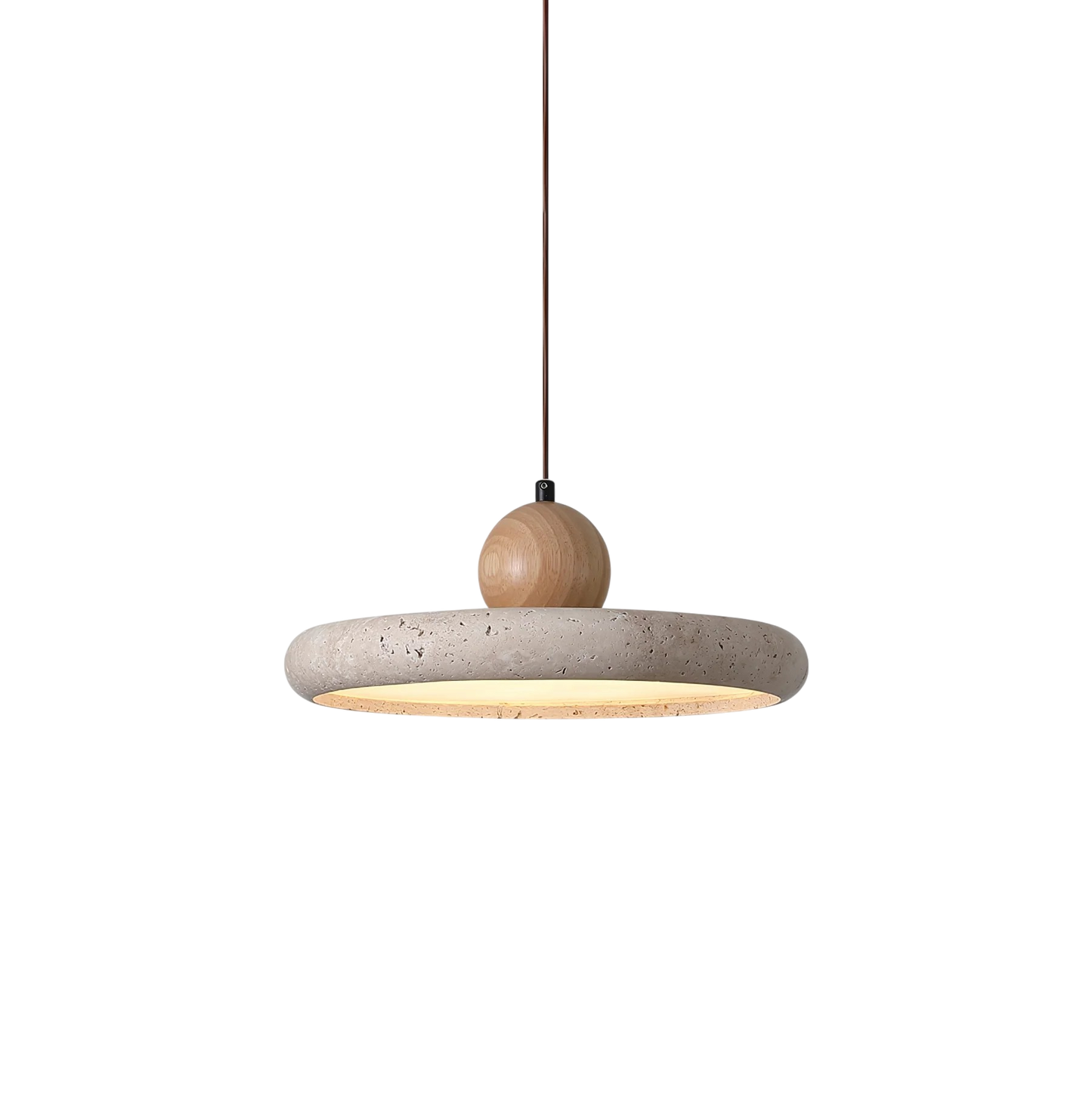 Rustic Wood Pendant Light for Cozy Home Decor - Lusomart