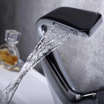 Contemporary Single Handle Waterfall Kitchen Faucet
