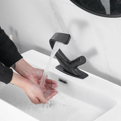 Contemporary Single Handle Waterfall Kitchen Faucet
