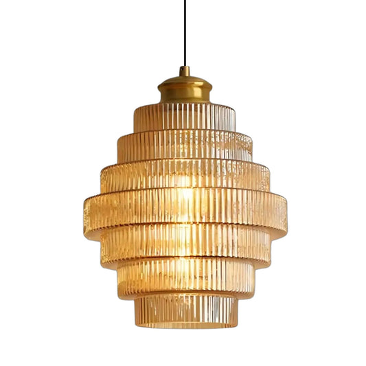Elegant Glass Hanging Lamp for Luxury Home Decor - Lusomart