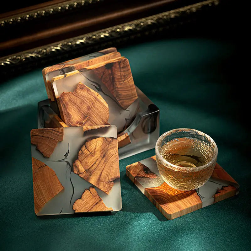 Avery Resin Coaster Set Inovessa