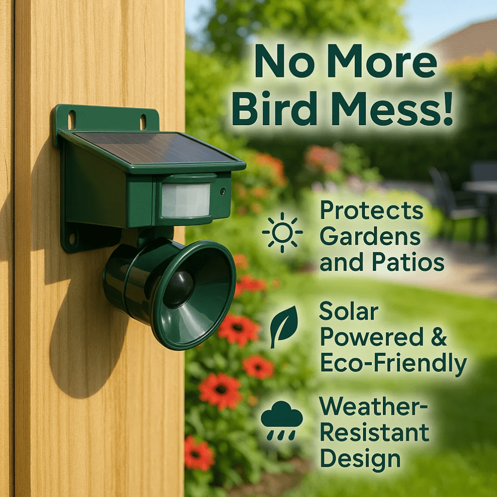 AviGuard | Innovative Motion-Activated Bird Deterrent Device for Outdoors 2
