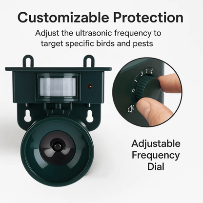 AviGuard | Innovative Motion-Activated Bird Deterrent Device for Outdoors 4