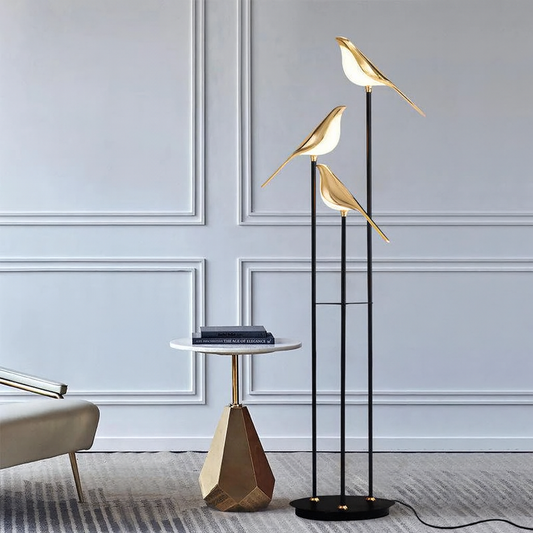Stylish Bird Shaped Floor Lamp - Lusomart