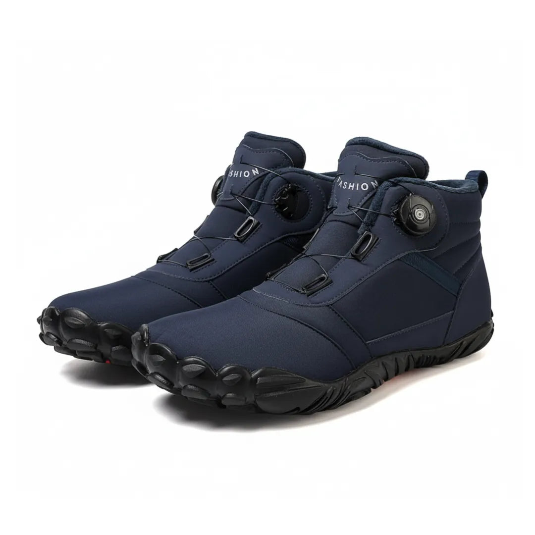 AxtonFlex | Cozy Warm Winter Barefoot Boots with Boa Closure 8