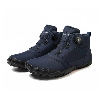 AxtonFlex | Cozy Warm Winter Barefoot Boots with Boa Closure 8