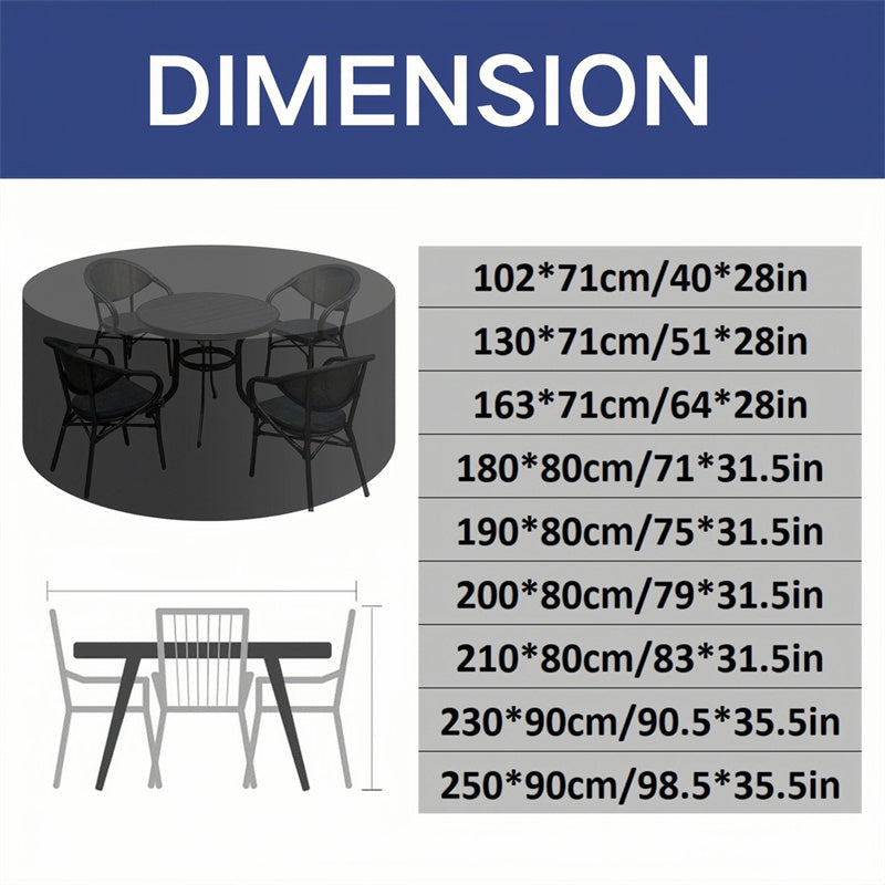 Durable Outdoor Patio Table Cover