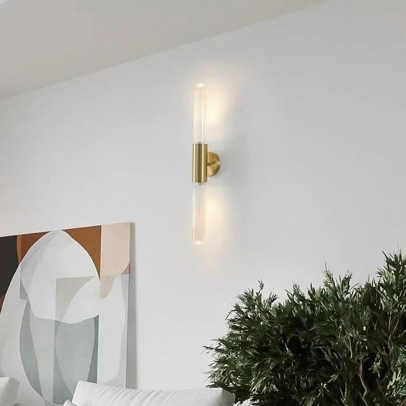 Sleek Glass Floor Lamp Modern Home Decor Light