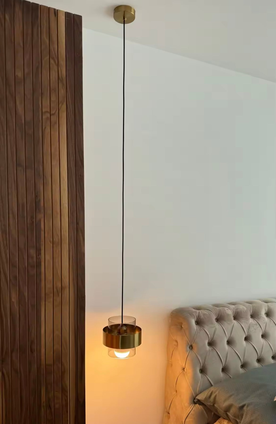 Sleek Hanging Glass Ceiling Lights