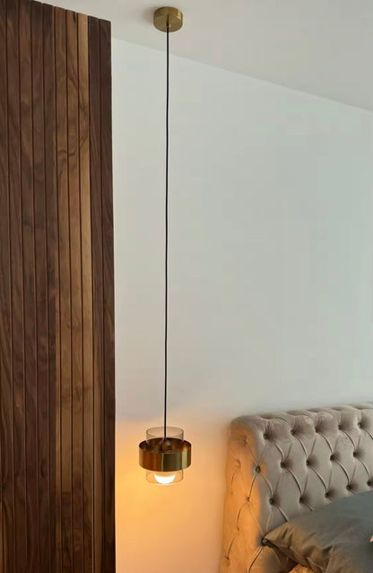 Sleek Hanging Glass Ceiling Lights