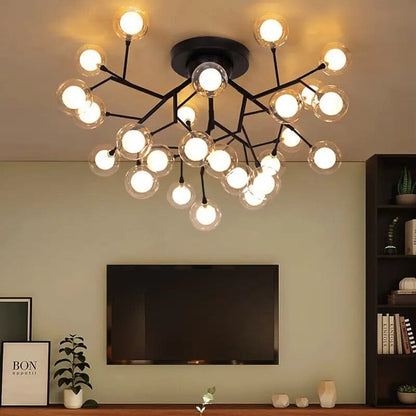 Luxury Glass Globe Chandelier