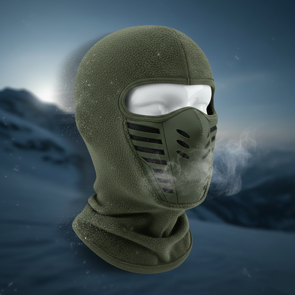 Warm Fleece Face Mask for Cold Weather Outdoor Sports