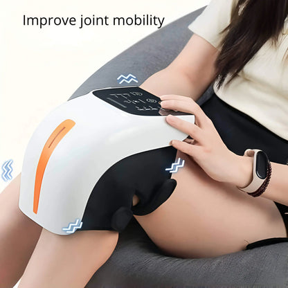 Heated Knee Massager with Air Compression and Red Light Therapy