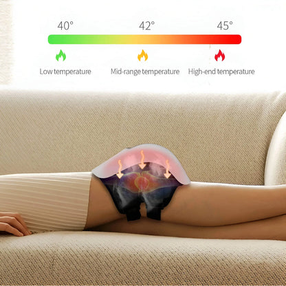 Heated Knee Massager with Air Compression and Red Light Therapy