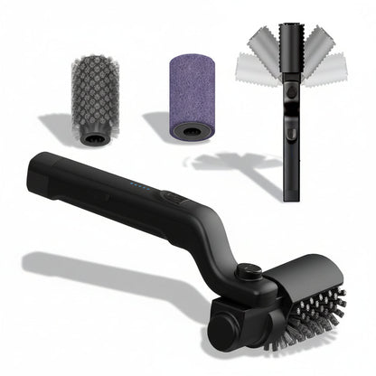 Power Grill Cleaner Electric BBQ Brush Stainless Steel - Lusomart