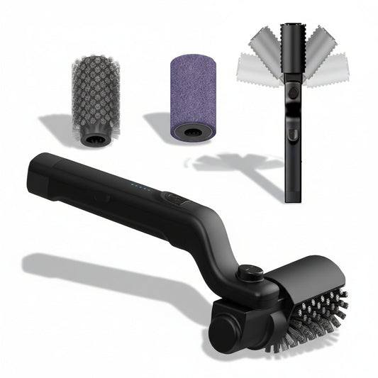 Power Grill Cleaner Electric BBQ Brush Stainless Steel - Lusomart