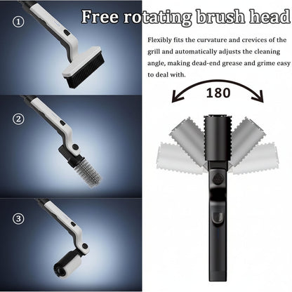 Power Grill Cleaner Electric BBQ Brush Stainless Steel