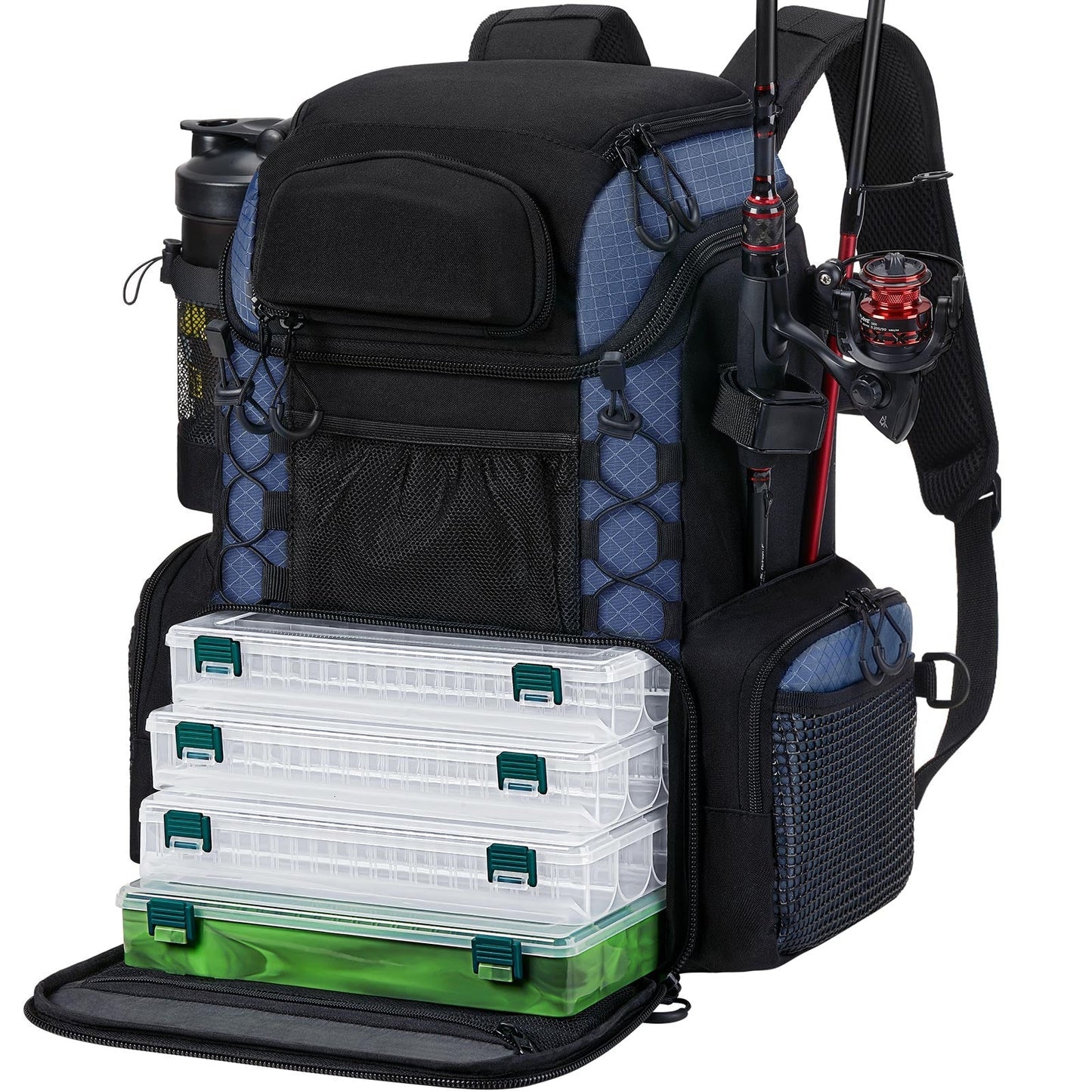 Roomy Fishing Tackle Bag With 4 Compartments