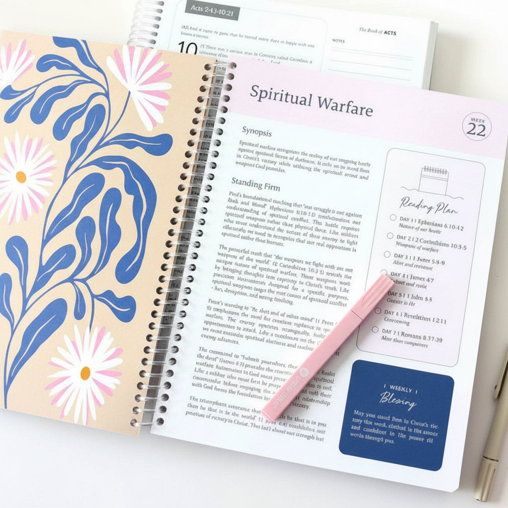 Flexible Weekly Monthly Spiral Notebook Planner