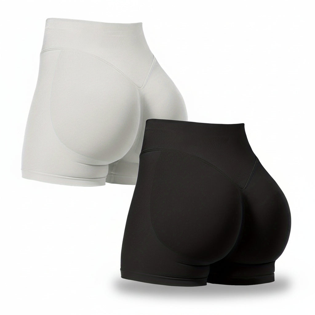 High Waist Fitness Shorts Women's Butt Lift Gym Wear
