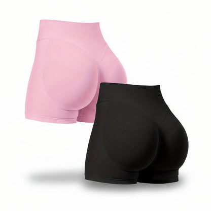 High Waist Fitness Shorts Women's Butt Lift Gym Wear