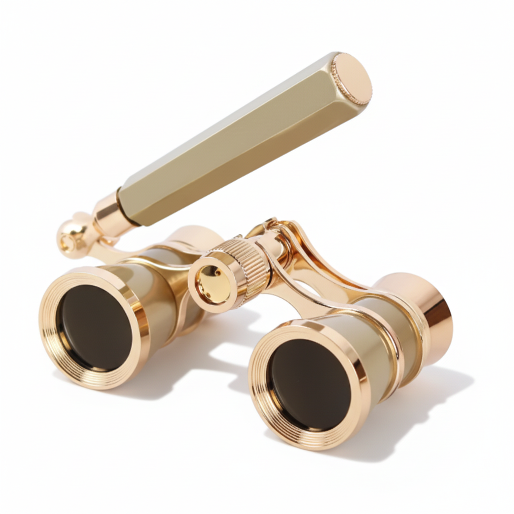 Compact Theater Binoculars with Clear Vision Folding Design