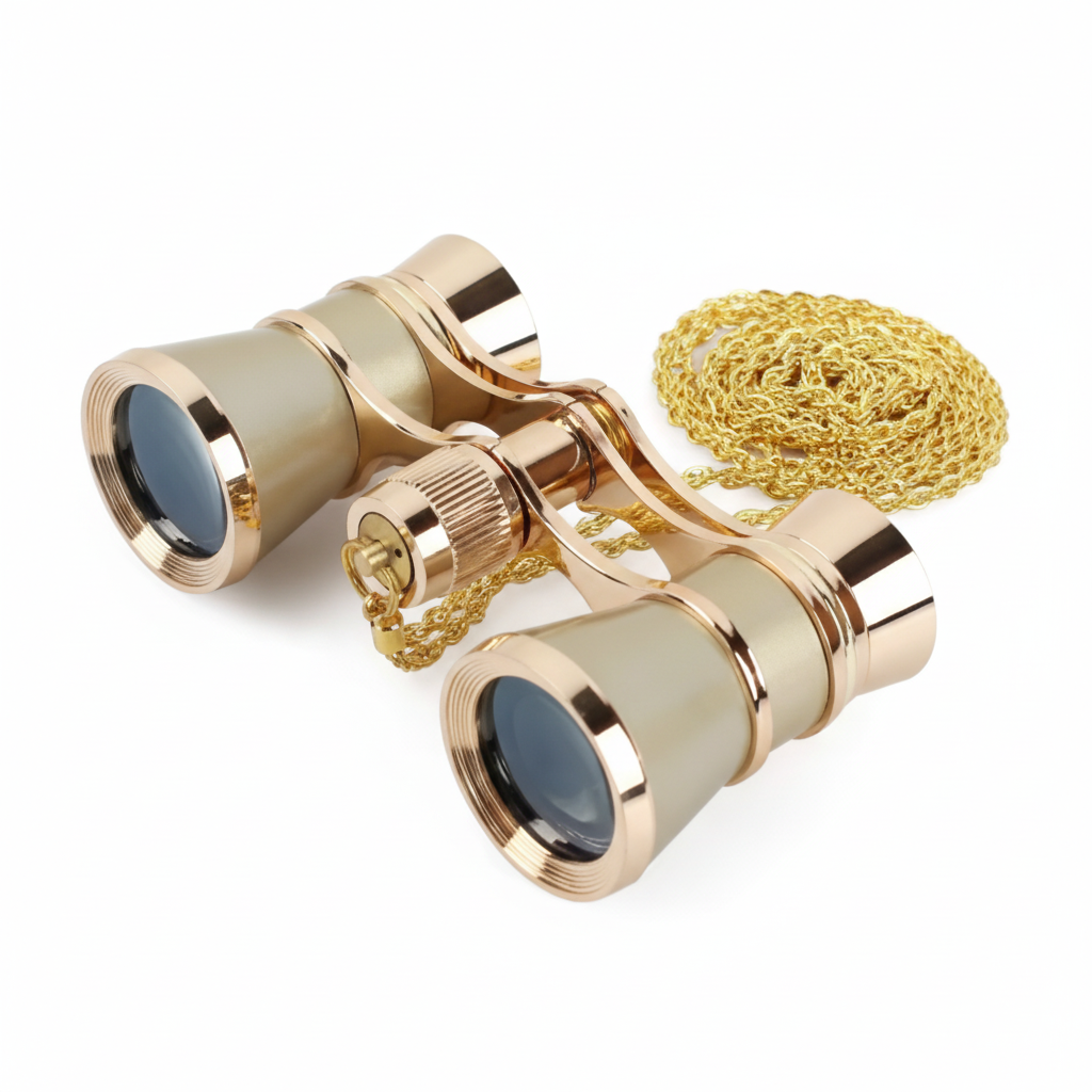 Compact Theater Binoculars with Clear Vision Folding Design