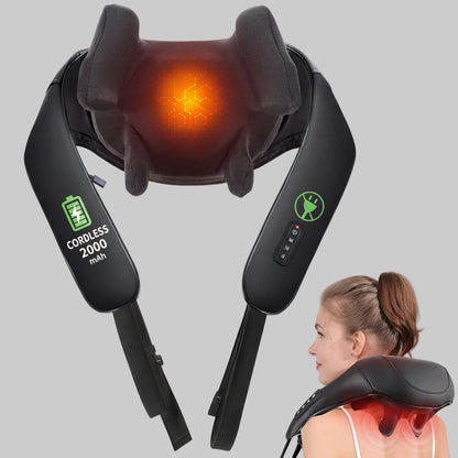Portable Electric Neck and Shoulder Massager - Lusomart