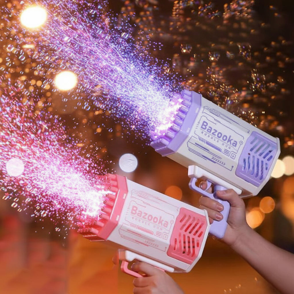 Fun LED Bubble Machine Toy for Kids Outdoor Play